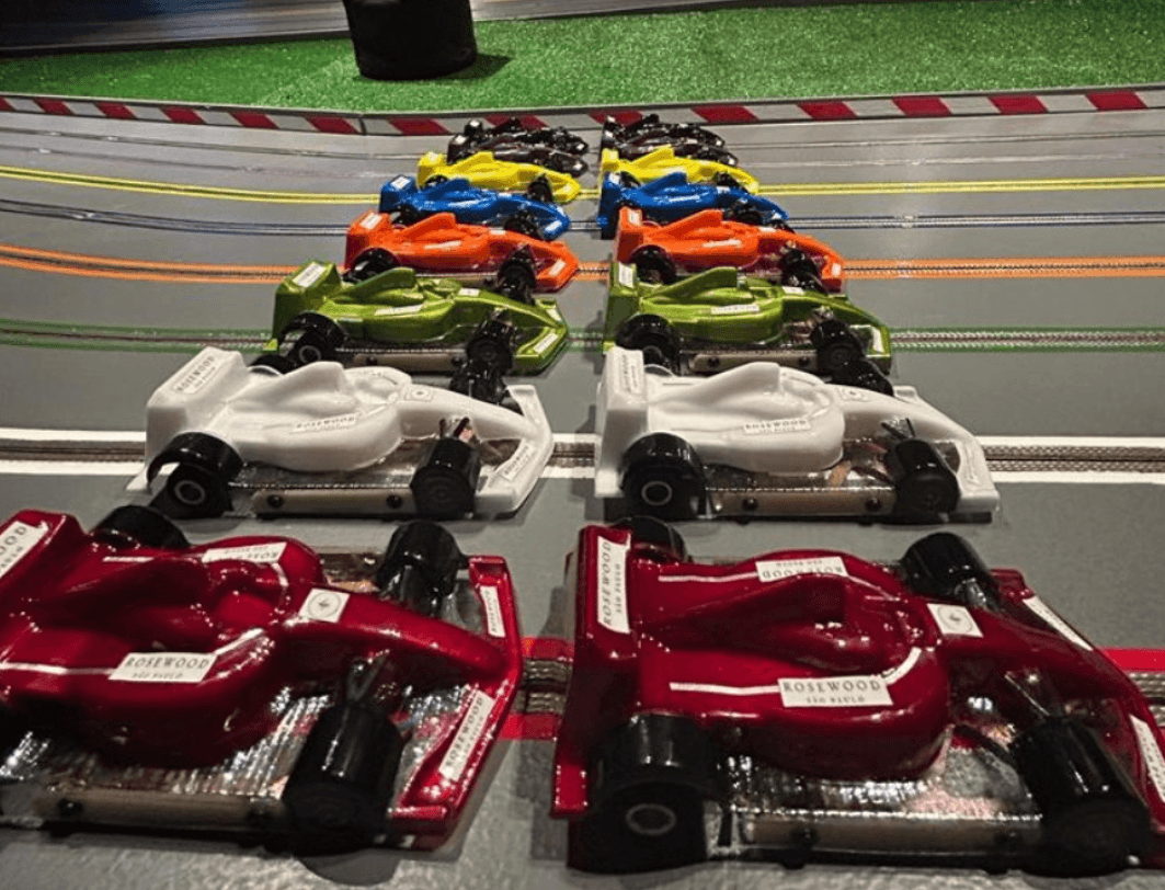 Modelo visual Fórmula 1 para pista de autorama personalizada