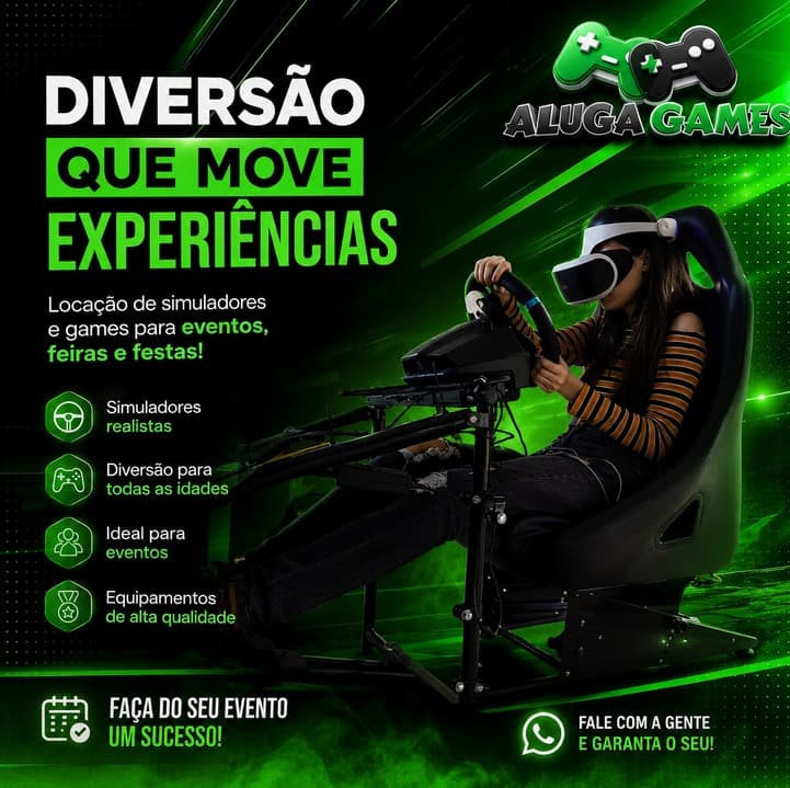 VR CockyPit Com Realidade Virtual - Simulador de Corrida